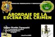 ABORDAJE DE LA ESCENA DEL CRIMEN JORNADA DE CRIMINALISTICA Y CIENCIAS FORENSES Carlos Giraldo Tupayachi Investigador Criminal Perito Criminalístico Abogado