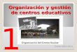 Organización y gestión de centros educativos Curso 2010-2011 1