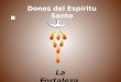 La Fortaleza Dones del Espíritu Santo Ciclo de catequesis sobre los dones del Espíritu Santo ( PAPA FRANCISCO ) Por favor no toques el ratón