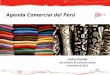 Carlos Posada Vice Ministro de Comercio Exterior Noviembre de 2012 Agenda Comercial del Perú