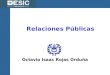 Relaciones Públicas Octavio Isaac Rojas Orduña. GABINETE DE PRENSA: TACTICAS
