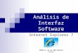 Análisis de Interfaz Software Internet Explorer 7 PEDRO M. DE LA CRUZ MUJICA (ITIS)