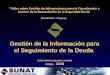 “Taller sobre Gestión de Informaciones para la Fiscalización y Control de la Recaudación de la Seguridad Social Montevideo - Uruguay Gestión de la Información