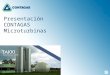 Presentación CONTAGAS Microturbinas 1.-COGENERACIÓN La Cogeneración es un sistema de alta eficiencia energética basado en la producción simultánea de