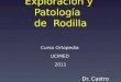 Exploración y Patología de Rodilla Curso Ortopedia UCIMED 2011 Dr. Castro Artavia