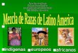 indígenaseuropeos africanos Países latinoamericanos eran poblados sólo por indígenas. Unos grupos indígenas incluyen los mayas, aztecas, los incas, y