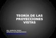 TEORÍA DE LAS PROYECCIONES VISTAS Ing. Guillermo Verger Sistemas de Representacion 
