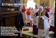 El Papa Benedicto XVI abandona la reunión del consistorio de cardenales, celebrada hoy en el Vaticano, donde ha anunciado su renuncia al pontificado