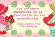 Los software educativos en la potenciación de los aprendizajes Sircy Cumniao Pezo Psicopedagoga