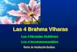 Las 4 Brahma Viharas Retiro de Meditación Budista Los 4 Inconmensurables Las 4 Moradas Sublimes