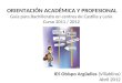 ORIENTACIÓN ACADÉMICA Y PROFESIONAL Guía para Bachillerato en centros de Castilla y León. Curso 2011 / 2012 IES Obispo Argüelles (Villablino) Abril 2012