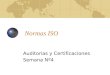 Normas ISO Auditorias y Certificaciones Semana Nº4