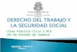 Clase Práctica Ciclo 2.013 LEY DE RIESGOS DE TRABAJO PROFESOR: CARLOS A. TOSELLI 1 Universidad Nacional de Córdoba Facultad de Derecho y Ciencias Sociales