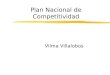 Plan Nacional de Competitividad Vilma Villalobos