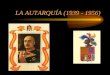 LA AUTARQUÍA (1939 - 1956). Contexto histórico El gobierno de Burgos y el nuevo régimen - 18 de julio de 1936 intento de golpe de Estado contra la Rèpública