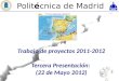 Politécnica de Madrid Trabajo de proyectos 2011-2012 Tercera Presentación: (22 de Mayo 2012)
