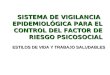 ESTILOS DE VIDA Y TRABAJO SALUDABLES SISTEMA DE VIGILANCIA EPIDEMIOLÓGICA PARA EL CONTROL DEL FACTOR DE RIESGO PSICOSOCIAL