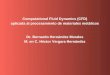 Computational Fluid Dynamics (CFD) aplicada al procesamiento de materiales metálicos Dr. Bernardo Hernández Morales M. en C. Héctor Vergara Hernández