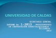 SECRETARIA GENERAL INFORME No 1-2013 PROCEDIMIENTO DE CONTRATACION DIRECTAseptiembre - diciembre 2012