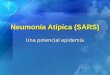 Neumonía Atípica (SARS) Una potencial epidemía. Forma de transmisión según evidencias La forma más frecuente de transmisión de persona a persona es por
