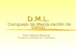 D.M.L. (Lenguaje de Manipulación de Datos) Prof. Gabriel Matonte en base a documento de L. Carámbula