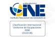 Clasificación Internacional Uniforme de Ocupaciones 2008 (CIUO 08)