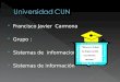 Francisco Javier Carmona  Grupo :  Sistemas de informacion  Sistemas de información