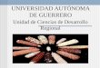UNIVERSIDAD AUTÓNOMA DE GUERRERO Unidad de Ciencias de Desarrollo Regional