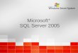 Microsoft ® SQL Server 2005. Introducción SQL Server 2005 es una plataforma global de base de datos que ofrece administración de datos empresariales con