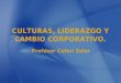 CULTURAS, LIDERAZGO Y CAMBIO CORPORATIVO. Profesor Ceferí Soler