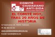 EL COMITÉ HOY, TRAS 20 AÑOS DE HISTORIA C/ Carniceros 10. 46001 Valencia. Tf: 96 392 01 53  E.mail: komite@terra.es