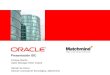 Presentación IDC Enrique Mazón Sales Manager ECM, Oracle Ramón de Cózar Director Consultoría Tecnológica, Matchmind
