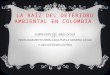 LA RAÍZ DEL DETERIORO AMBIENTAL EN COLOMBIA SUBREGIÒN DEL BAJO CAUCA PROFUNDAMENTE IMPACTADA POR LA MINERIA ILEGAL Y LOS CULTIVOS ILÌCITOS