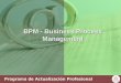 BPM - Business Process Management Programa de Actualización Profesional