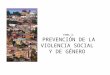 TEMA 3. PREVENCIÓN DE LA VIOLENCIA SOCIAL Y DE GÉNERO