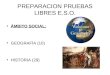 PREPARACION PRUEBAS LIBRES E.S.O. ÁMBITO SOCIAL: GEOGRAFÍA (10) HISTORIA (29)