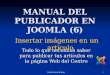 Koldo Parra de la Horra 1 MANUAL DEL PUBLICADOR EN JOOMLA (6) Todo lo que necesitas saber para publicar tus artículos en la página Web del Centro Insertar