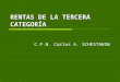 RENTAS DE LA TERCERA CATEGORÍA C.P.N. Carlos A. SCHESTAKOW