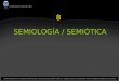SEMIOLOG Í A / SEMI Ó TICA 8. Umberto Eco distingue dos grandes estadios en que operan los signos: la significación y la comunicación