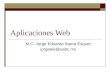 Aplicaciones Web M.C. Jorge Eduardo Ibarra Esquer jorgeeie@uabc.mx