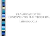 CLASIFICACION DE COMPONENTES ELECTRÓNICOS SIMBOLOGIA