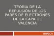 TEORÍA DE LA REPULSIÓN DE LOS PARES DE ELECTRONES DE LA CAPA DE VALENCIA TRPECV