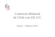 Comercio Bilateral de Chile con EE.UU. Enero – Febrero 2011
