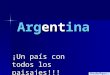 Argentina ¡Un país con todos los paisajes!!!. Norte