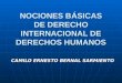 NOCIONES BÁSICAS DE DERECHO INTERNACIONAL DE DERECHOS HUMANOS CAMILO ERNESTO BERNAL SARMIENTO