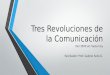 Tres Revoluciones de la Comunicación Del 3500 aC hasta hoy Facilitador: Prof. Gabriel Solís G