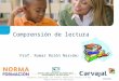 Comprensión de lectura Prof. Rumar Rolón Narváez Proyecto sufragado con Fondos Federales Título I A del Departamento de Educación