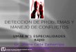DETECCION DE PROBLEMAS Y MANEJO DE CONFLICTOS UMAE N°1 ESPECIALIDADES BAJIO Lic. María Celia Zamarripa de la Rosa