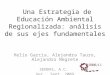 Una Estrategia de Educación Ambiental Regionalizada: análisis de sus ejes fundamentales Helio García, Alejandra Tauro, Alejandro Negrete SENDAS, A.C. Ver.,