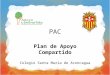 PAC Plan de Apoyo Compartido Colegio Santa María de Aconcagua